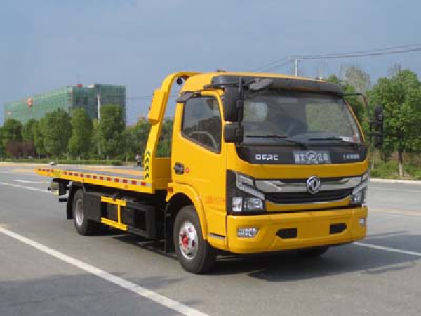 東風(fēng)多利卡平板一拖二清障車(國六)